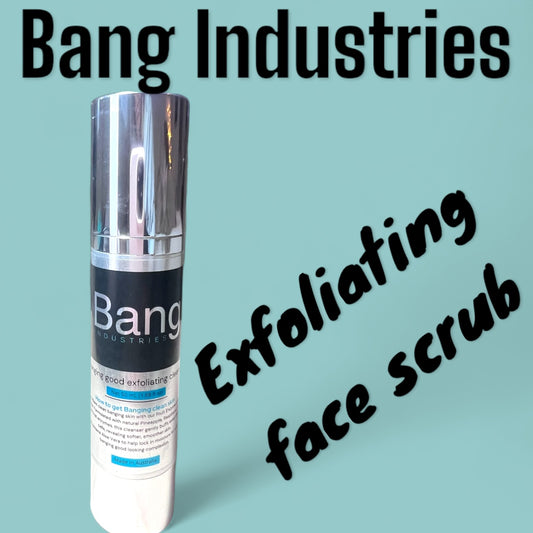 BANG exfoliating face scrub : Vegan Friendly